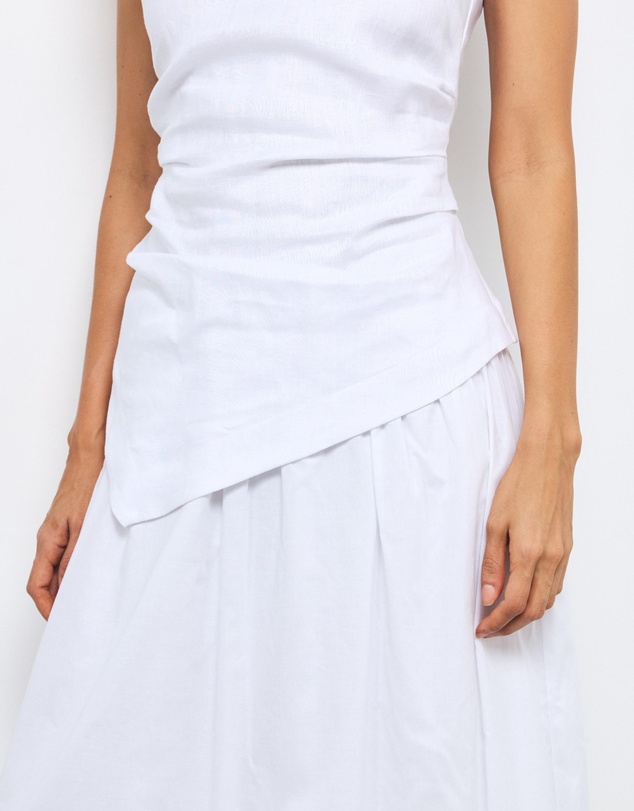 AERE - Frankie Asym Panel Midi Dress