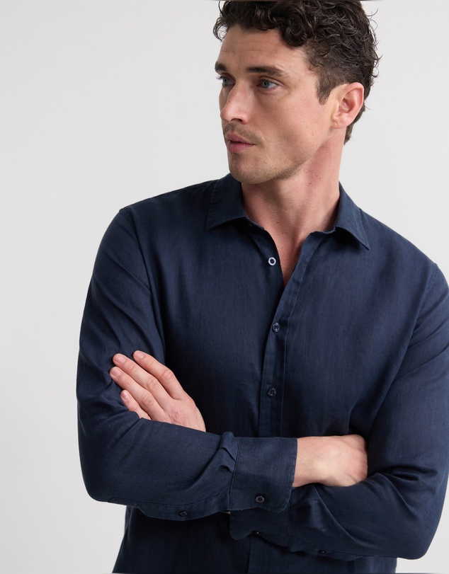 Oxford - Cooper Ls French Linen Shirt