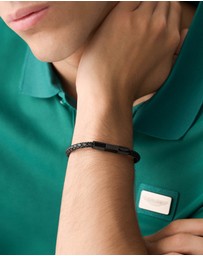 Aston Martin - TKS Gun and Black Braided Leather Bracelet