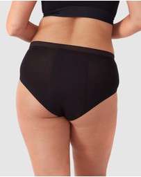 Love Luna - 3 Pack Women's Bamboo Period Hi-Waisted Brief