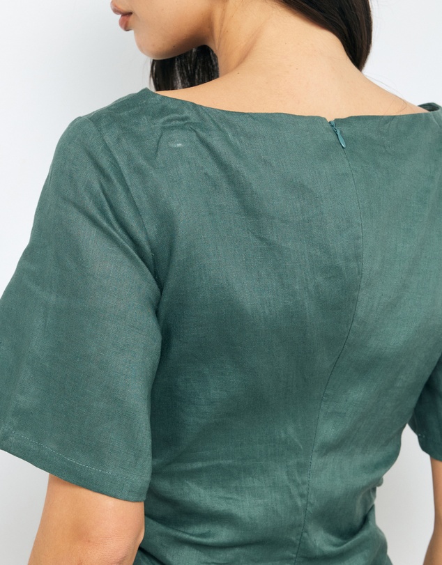 AERE - Arlie Linen Mini Dress