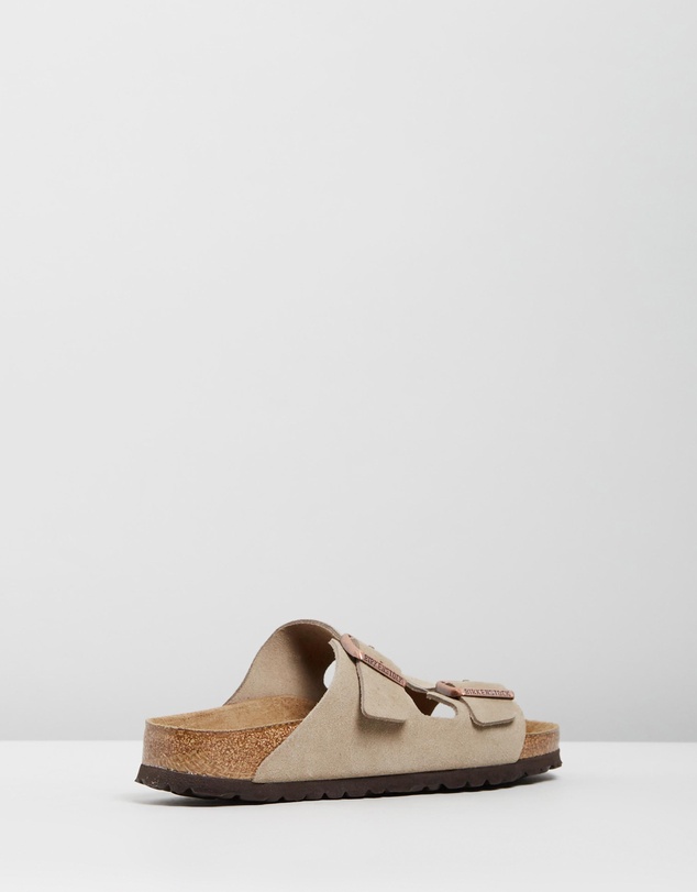 Birkenstock - Womens SFB Arizona Suede Leather Narrow Sandals