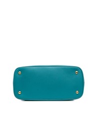 Pre-Loved by Azura Reborn - Pre-Loved Bicolor Saffiano Lux Promenade Dome Handbag