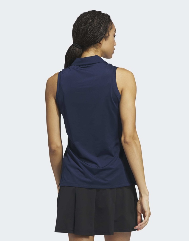 adidas Performance - Ultimate365 Solid Sleeveless Polo Shirt Womens