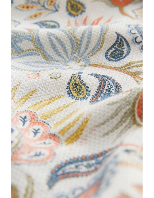 NEXT - Short Sleeve Textured Floral Printed 100% Cotton Shirt