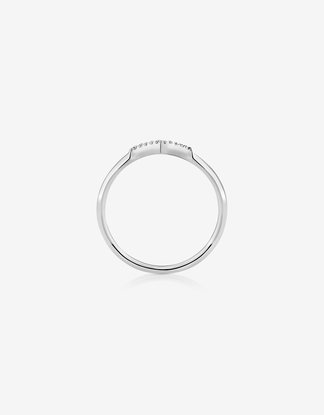 Michael Hill - Arrow Ring with Diamonds in Sterling Silver
