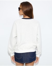 Dazie - Montana V-Neck Sweat Top