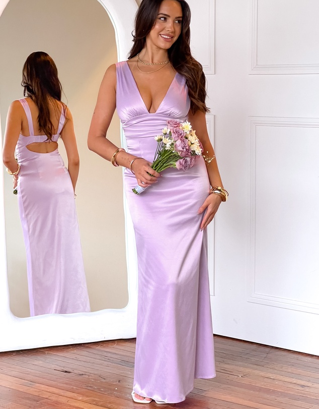 Beginning Boutique - Eli Purple Maxi Dress
