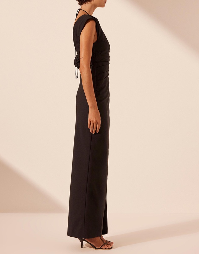 Shona Joy - Lani Asymmetrical Draped Maxi Dress