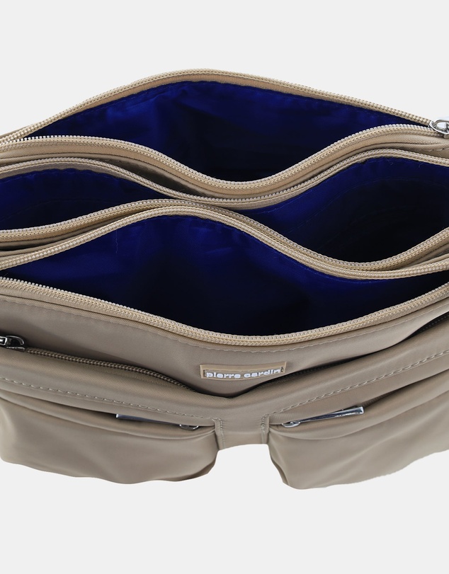 Pierre Cardin - Pierre Cardin Nylon Anti-Theft Cross Body Bag