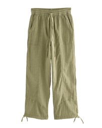 NEXT - 100% Cotton Double Cloth Pull-On Wide Leg Trousers