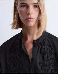 & Other Stories - Cotton Embroidered Blouse