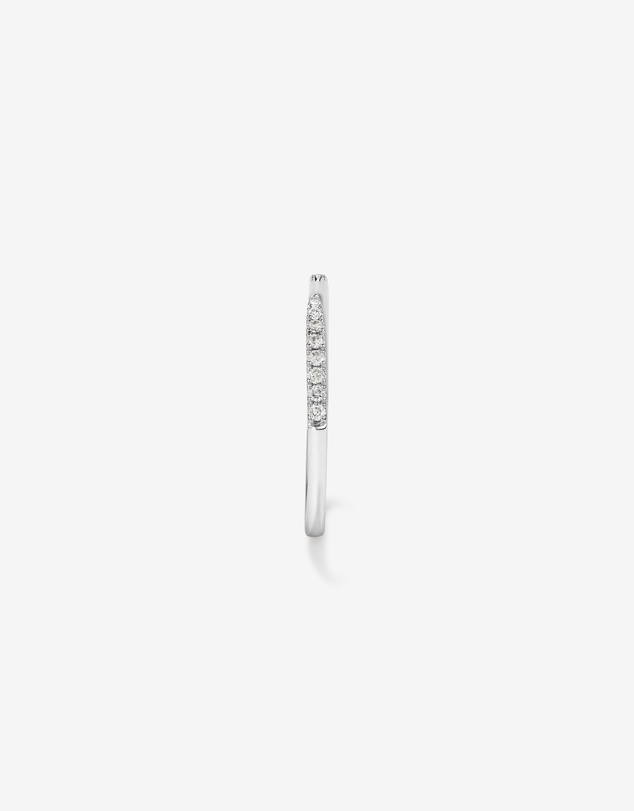 Michael Hill - 0.12 Carat TW Diamond Open Wedding Band in 14kt White Gold