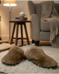 Jacaru - Jacaru 6264 Kangaroo Fur Slippers