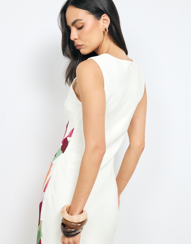 AERE - Isla Scoop Neck Maxi Dress