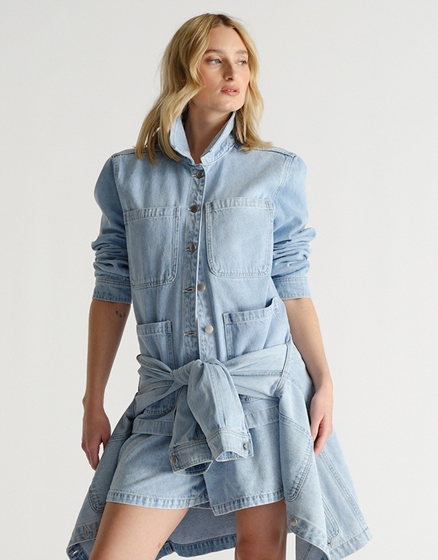 Decjuba - D-Luxe Denim Pull On Shorts