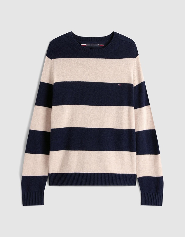 Tommy Hilfiger - Pure Wool Crew Neck Jumper