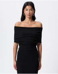 Norma Kamali - Sleeveless Cowl Neck Hooded Bodysuit