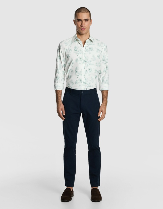 yd. - Catalunya Slim Floral Shirt