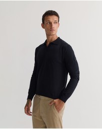 Oxford - Dominic Open Polo Collar Knit