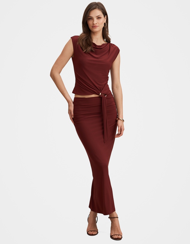Forever New - Jazelle Hardwear Drape Detail Top
