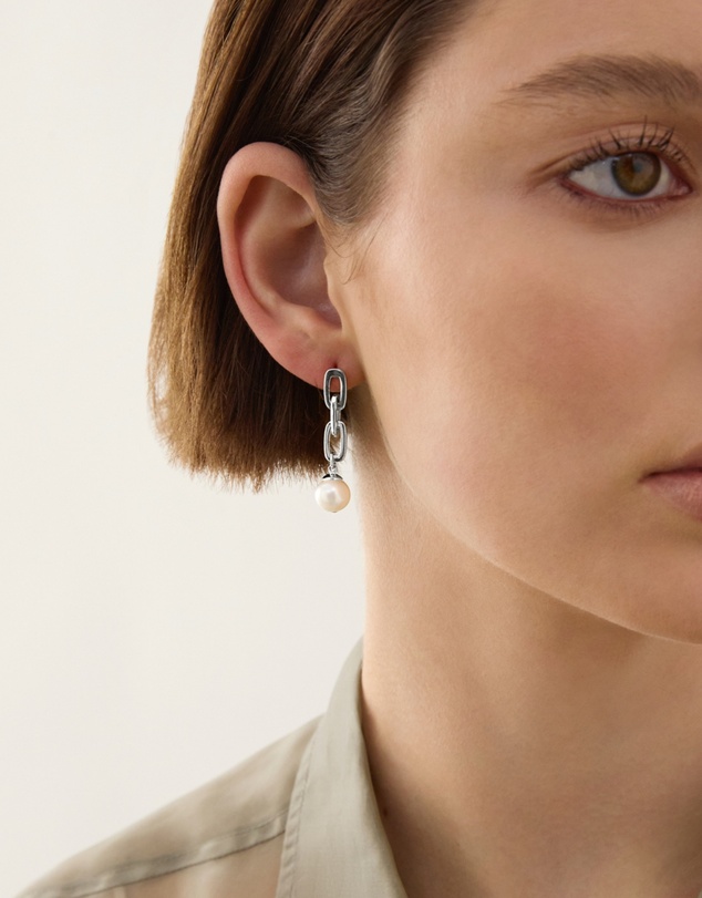 Najo - Clair de Lune Silver Earrings