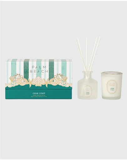 Palm Beach Collection - Candle + Diffuser Set Cedar Coast