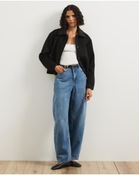 Atmos&Here - Joy Wool Blend Cropped Jacket