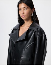 Norma Kamali - Oversized Moto Jacket
