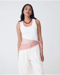 Forcast - Maisie Cotton Rib Singlet