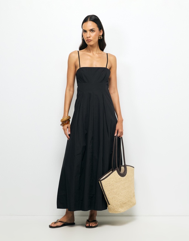 AERE - Vega Cotton Midi Dress