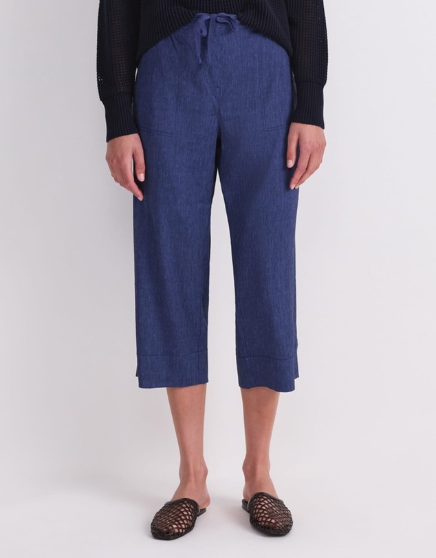 Sportscraft - Rosa Crop Linen Pant