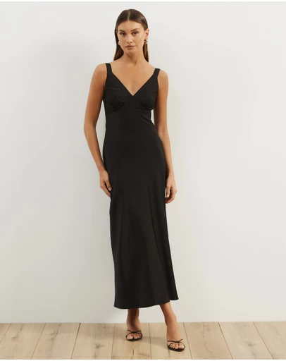 Atmos&Here - Andie Satin Maxi Dress