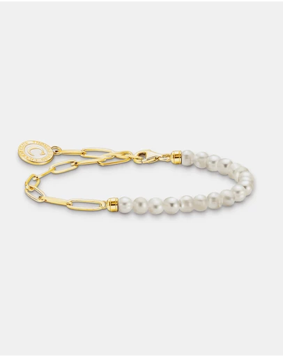 THOMAS SABO - Member Charm Bracelet with Charmista Disc Gold Plated