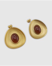 Izoa - Heather Stud Earrings