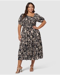 Something 4 Olivia - Ella Asymmetric Midi Dress