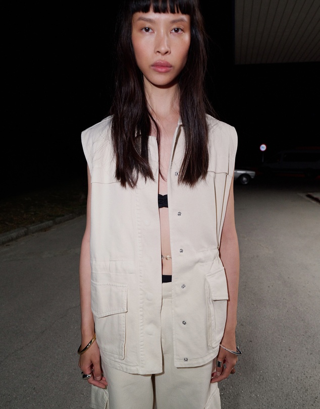 M.N.G - Oversized Denim Vest