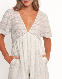 Petal & Pup - Aisley Playsuit - White