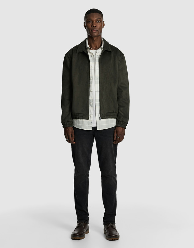 yd. - Stratton Faux Suede Jacket