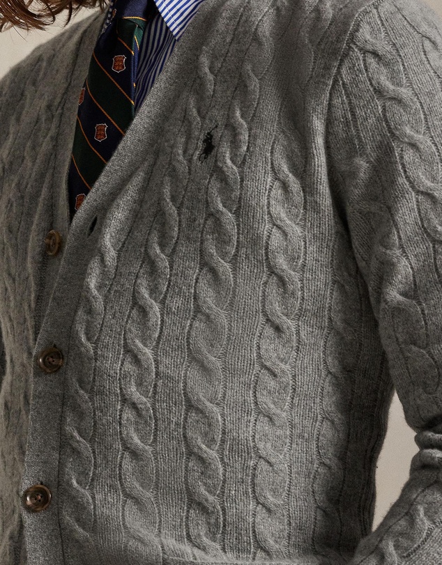 Polo Ralph Lauren - Cable-Knit Wool-Cashmere Cardigan