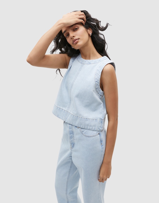 Seed Heritage - Denim Shell Top
