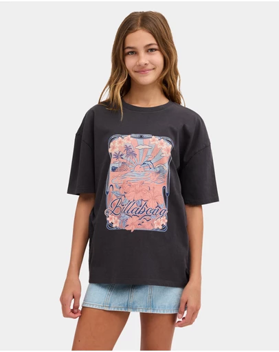 Billabong Kids - Girls 6 to 16 Sunset Drift Denim Skirt