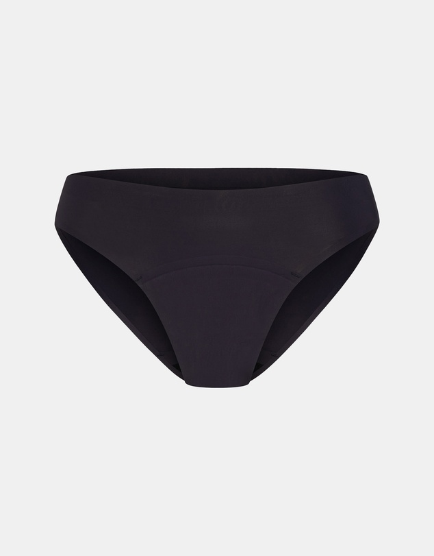 Modibodi - Seamfree Period Bikini Moderate Absorbency Black