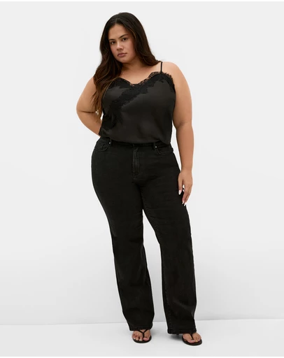 City Chic - Harley Fit Ivy Straight Leg Regular Jean