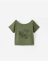 Cotton On - Lcn Off Shoulder Graphic Tee
