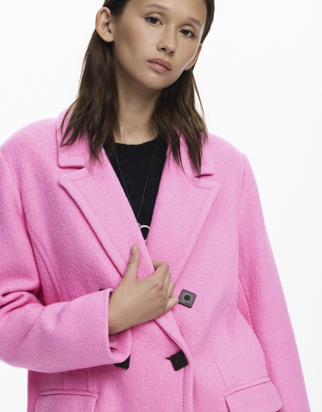 Desigual - Double-breasted Coat with buttons