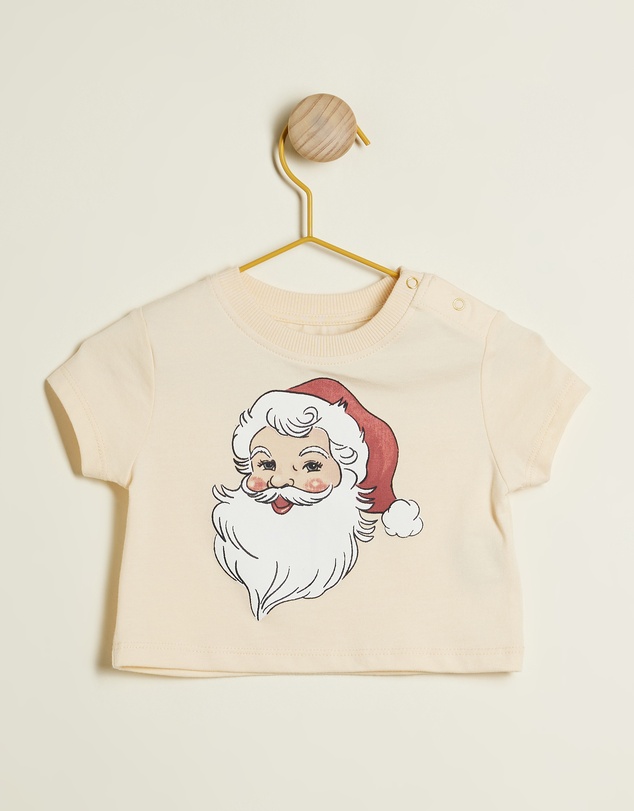 Bella & Lace - Christmas Santa Tee - Babies