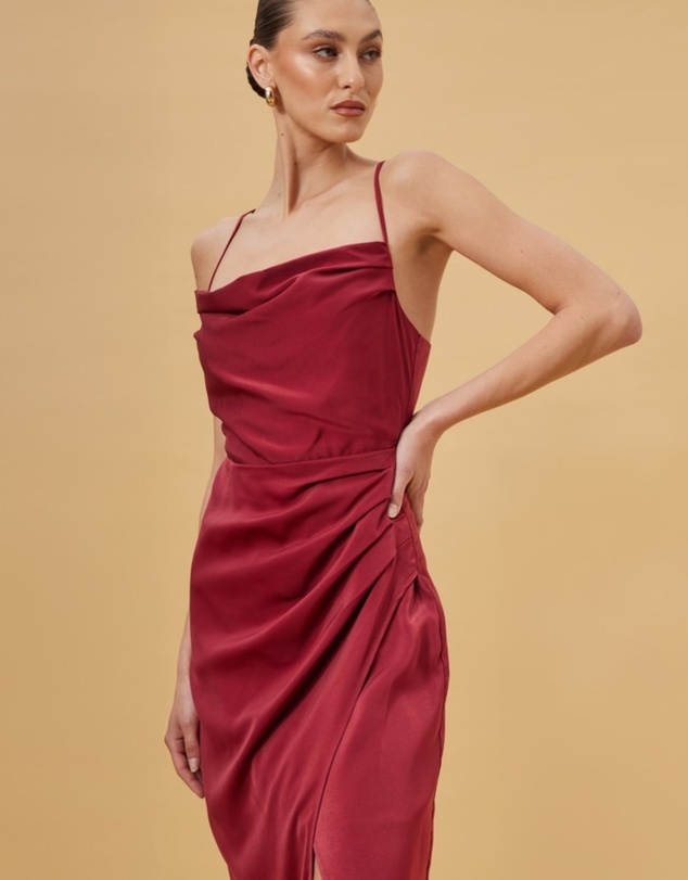 Revibe - Repaired CHANCERY Illusion Midi Dress - AU 10