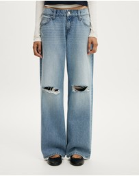 Cotton On - Petite Low Rise Straight Jean