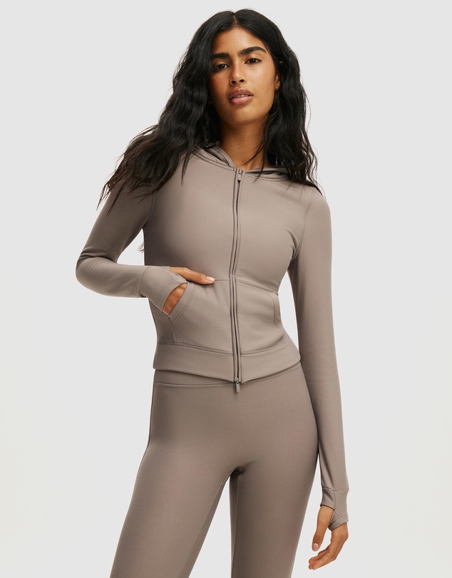 Cotton On Body Active - Fleece Lined Hooded Jacket